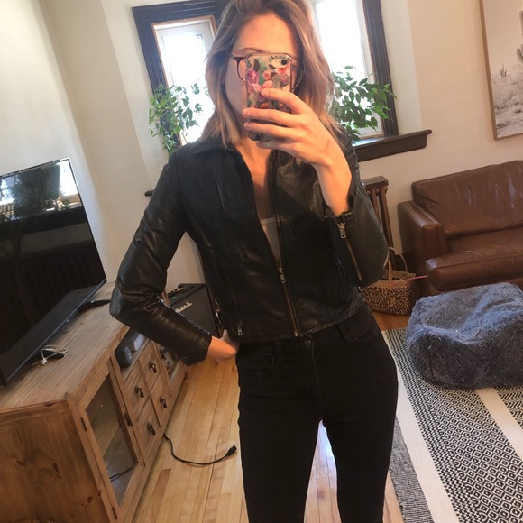 Vintage leather jacket - Picture 4 of 7